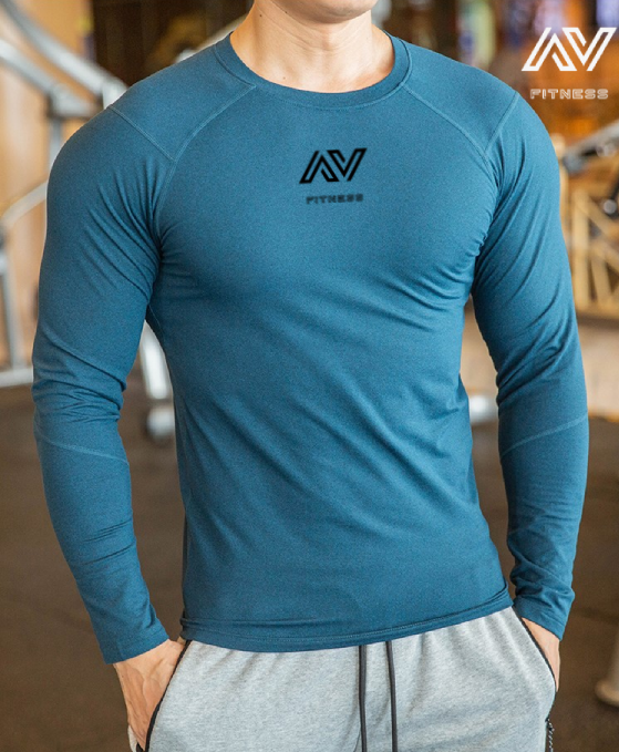 Camiseta Fitness AV comprensión manga larga Hombre - TEMPORADA 1