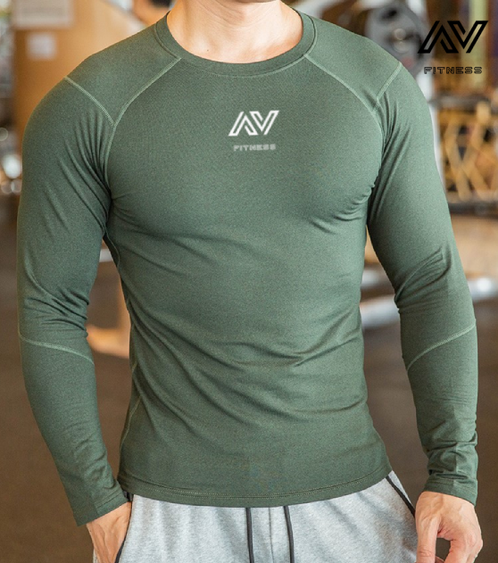 Camiseta Fitness AV comprensión manga larga Hombre - TEMPORADA 1