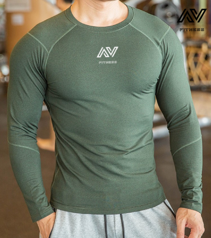 Camiseta Fitness AV comprensión manga larga Hombre - TEMPORADA 1