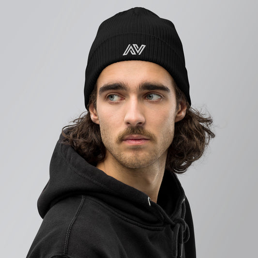 Fitness AV Organic Ribbed Beanie (PREMIUM QUALITY)